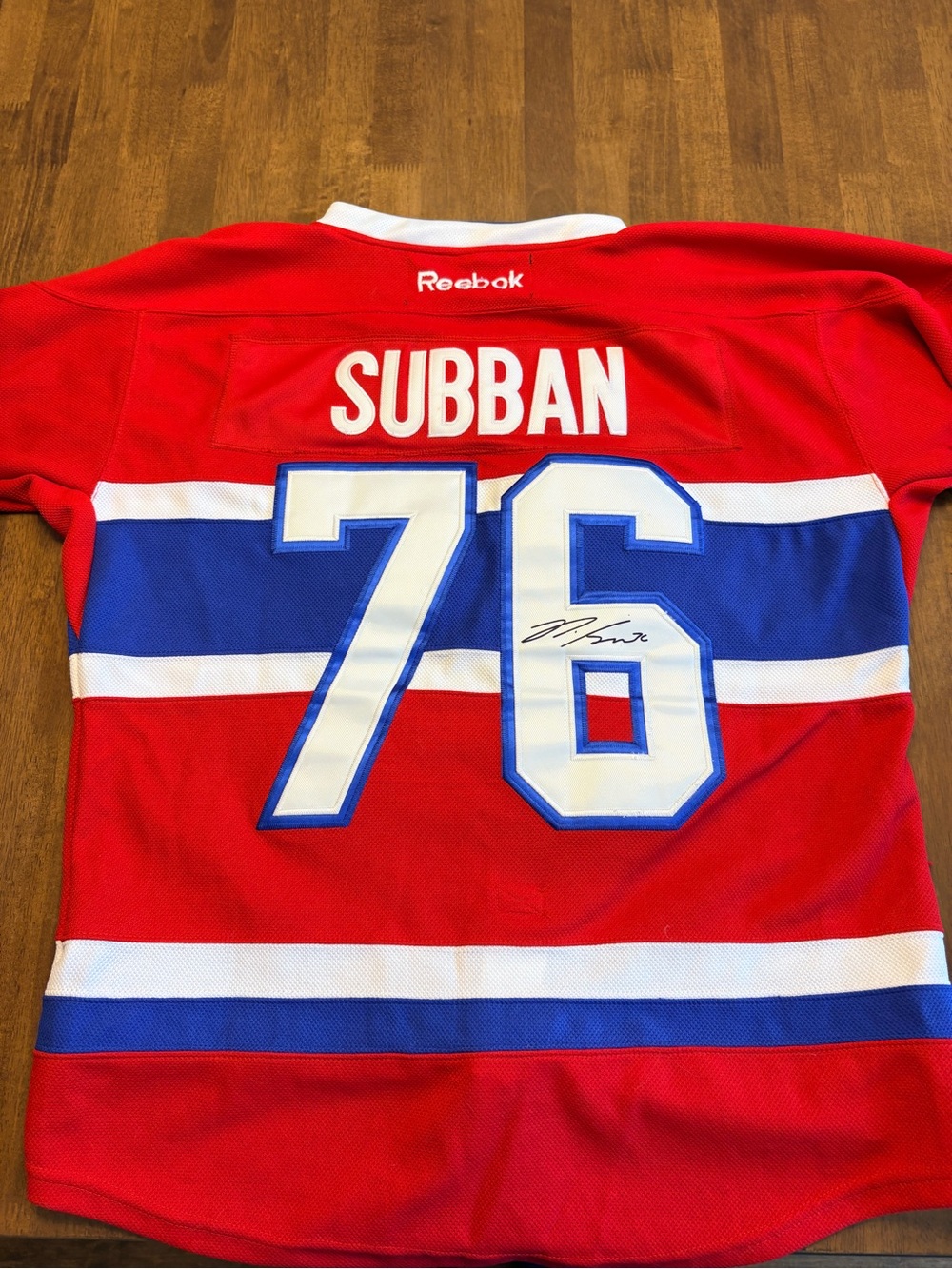 Montreal Canadiens autographed Subban #76 Hockey Jersey